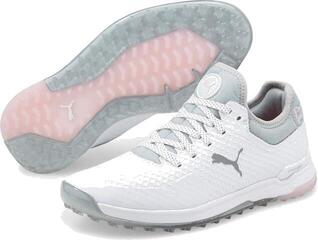 Dámske golfové boty Puma Proadapt Alphacat White/Puma Silver/Pink - 1