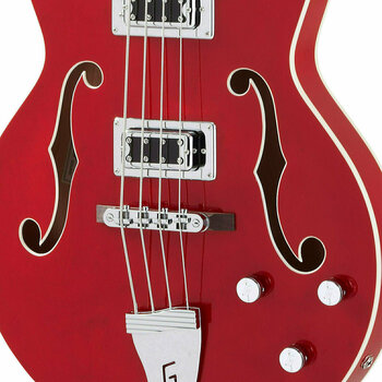 Elektrická baskytara Gretsch Electromatic Transparent Red - 2