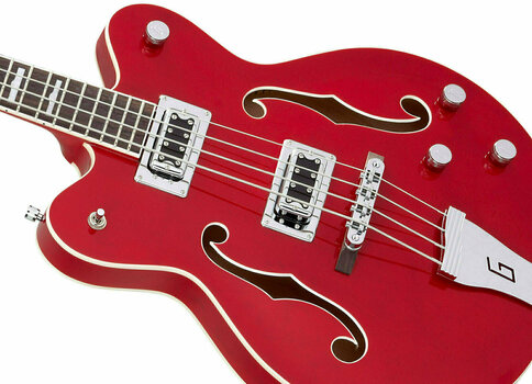 Basso Elettrico Gretsch Electromatic Transparent Red - 3