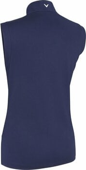 Camiseta polo Callaway Women Zip Mock Gradient Printed Geo Polo Peacoat XS - 2