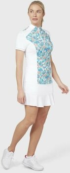 Chemise polo Callaway Women Cubist Oranges Brilliant White L Chemise polo - 3