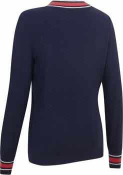 Hoodie/Sweater Callaway Women V-Neck Chevron Sweater Peacoat 2XL - 2