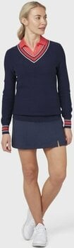 Pulover s kapuco/Pulover Callaway Women V-Neck Chevron Sweater Peacoat 2XL - 3