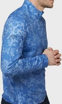 Bluza z kapturem/Sweter Callaway Mens Camo Sun Protection 1/4 Zip Magnetic Blue L - 6