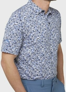 Chemise polo Callaway Mens Filter Floral Print Polo Caviar L - 5