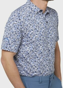Chemise polo Callaway Mens Filter Floral Print Polo Caviar S - 5