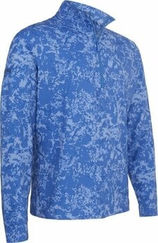 Bluza z kapturem/Sweter Callaway Mens Camo Sun Protection 1/4 Zip Magnetic Blue L - 7