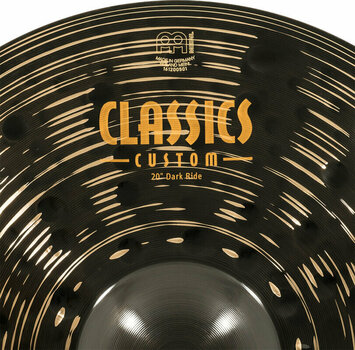 Cymbale ride Meinl CC20DAR Classics Custom Dark Cymbale ride 20" - 6