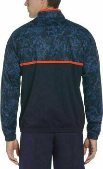 Pulover s kapuco/Pulover Callaway Mens Abstract Camo Printed Wind 1/4 Zip Navy Blazer XS - 2