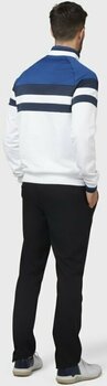 Pulover s kapuco/Pulover Callaway Mens LS Street Blocked 1/4 Zip Bright White XL - 4