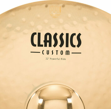 Cymbale ride Meinl CC22PR-B Classics Custom Powerful Cymbale ride 22" - 6
