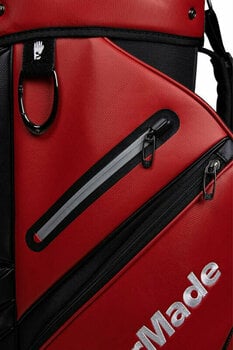 Golftaske TaylorMade Deluxe Cart Bag Red/Black Golftaske - 6