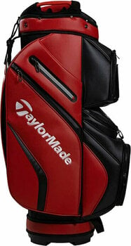 Golftaske TaylorMade Deluxe Cart Bag Red/Black Golftaske - 4