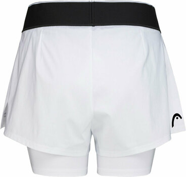 Tenisz rövidnadrág Head Dynamic Shorts Women White XS Tenisz rövidnadrág - 2