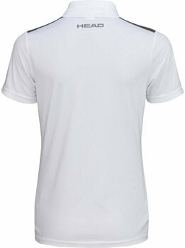 Tennis T-shirt Head Club Jacob 22 Tech Polo Shirt Women White/Dark Blue M Tennis T-shirt - 2