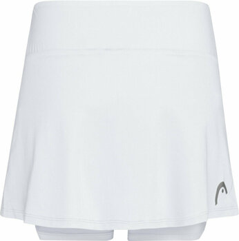 Tenniskjol Head Club Basic Skirt Women White L Tenniskjol - 2