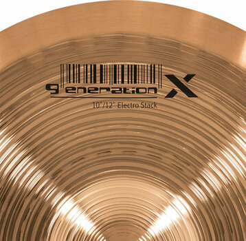Effects Cymbal Meinl GX-10/12ES Generation X Electro Stack 10/12 Effects Cymbal Set - 7