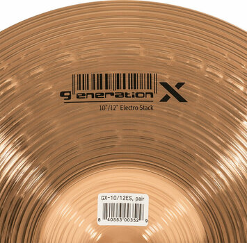 Effects Cymbal Meinl GX-10/12ES Generation X Electro Stack 10/12 Effects Cymbal Set - 10