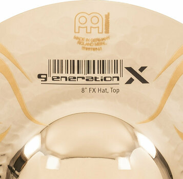 Effects Cymbal Meinl GX-8FXH Generation X FX Hat Effects Cymbal 8" - 7