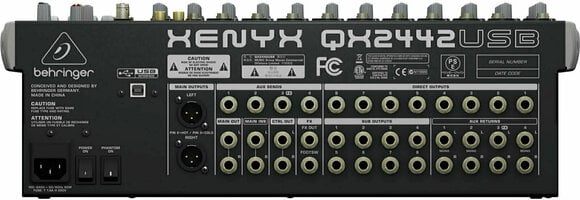 Table de mixage analogique Behringer XENYX QX2442 USB - 2