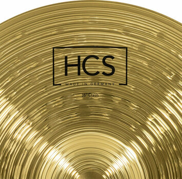 Cymbale Crash D'entraînement Meinl HCS 16 Pouces - Volume Très Bas, Idéale Pour Répéter