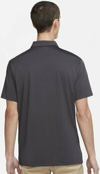 Polo-Shirt Nike Dri-Fit Vapor Mens Polo Shirt Dark Smoke Grey/Black 2XL - 2