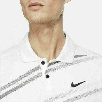 Camisa pólo Nike Dri-Fit Vapor Mens Polo Shirt White/Black M - 3