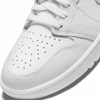 Calçado de golfe para homem Nike Air Jordan 1 Low G White/White 44 - 7