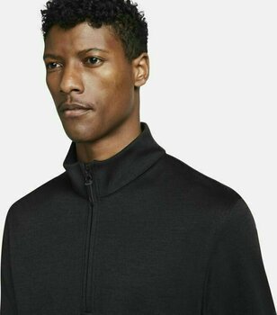 Camisa pólo Nike Dri-Fit Player Mens Half-Zip Top Black/Black 3XL - 4