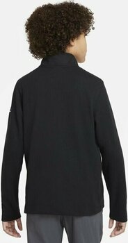 Polo trøje Nike Dri-Fit UV Womens Full-Zip Golf Top Black/Black/White XS - 2