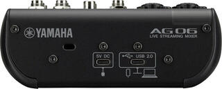 Mesa de mezclas Yamaha AG06 MK2 BK Mesa de mezclas - 2