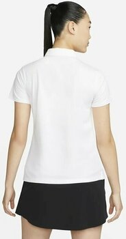 Polo Shirt Nike Dri-Fit Victory Womens Golf Polo White/Black L - 3
