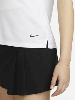 Polo-Shirt Nike Dri-Fit Victory Womens Golf Polo White/Black L - 5