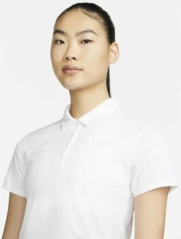 Poloshirt Nike Dri-Fit Victory Womens Golf Polo White/Black S Poloshirt - 4