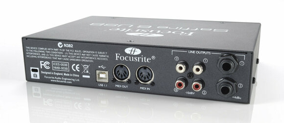USB audio prevodník - zvuková karta Focusrite SAFFIRE6 - 4
