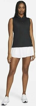 Polo Shirt Nike Dri-Fit Victory Womens Sleeveless Golf Polo Black/White 2XL Polo Shirt - 2