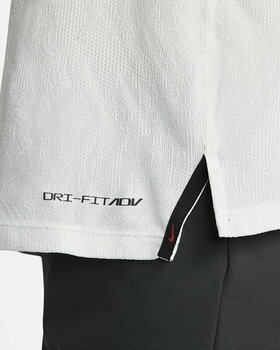 Polo Shirt Nike Dri-Fit Tiger Woods Advantage Jacquard Color-Blocked White/Photon Dust/Black 2XL - 6