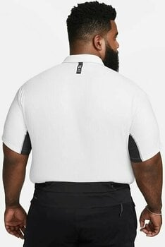 Polo-Shirt Nike Dri-Fit Tiger Woods Advantage Jacquard Color-Blocked White/Photon Dust/Black 2XL - 10