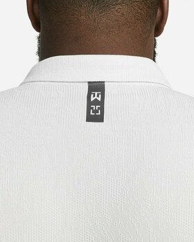 Polo Shirt Nike Dri-Fit Tiger Woods Advantage Jacquard Color-Blocked White/Photon Dust/Black 2XL - 12