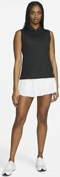 Polo trøje Nike Dri-Fit Victory Womens Sleeveless Golf Polo Black/White S - 2