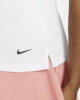 Polo Shirt Nike Dri-Fit Victory Womens Sleeveless Golf Polo White/Black L - 5