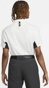 Tricou polo Nike Dri-Fit Tiger Woods Advantage Jacquard Color-Blocked White/Photon Dust/Black XL - 3