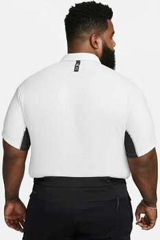 Polo-Shirt Nike Dri-Fit Tiger Woods Advantage Jacquard Color-Blocked White/Photon Dust/Black XL - 10