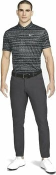 Polo Shirt Nike Dri-Fit Tiger Woods Advantage Stripe Iron Grey/University Red/White M Polo Shirt - 2