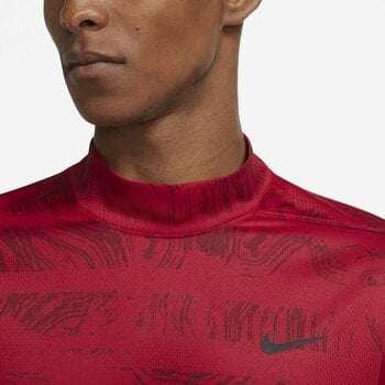 Polo-Shirt Nike Dri-Fit Tiger Woods Advantage Mock Red/University Red/Black 2XL - 3