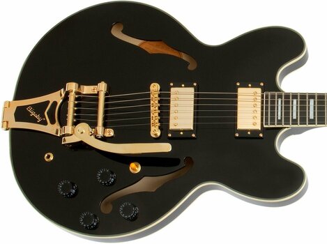 Semi-akoestische gitaar Epiphone ES-355 Ebony - 4