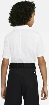 Koszulka Polo Nike Dri-Fit Victory Boys Golf Polo White/Black S - 2