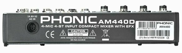 Table de mixage analogique Phonic AM440D - 2
