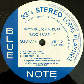 Vinyl Record Jack Mcduff - Moon Rappin' (Blue Note Classic) (LP) - 4