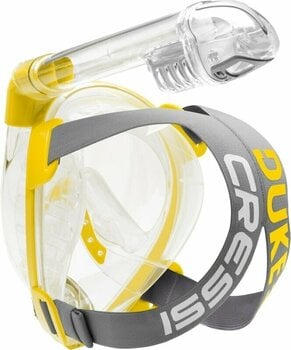 Diving Mask Cressi Duke Dry Full Face Mask Clear/Yellow S/M - 3